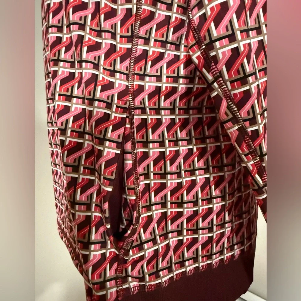 NWT Talbots Interlock Half Zip Pullover Top